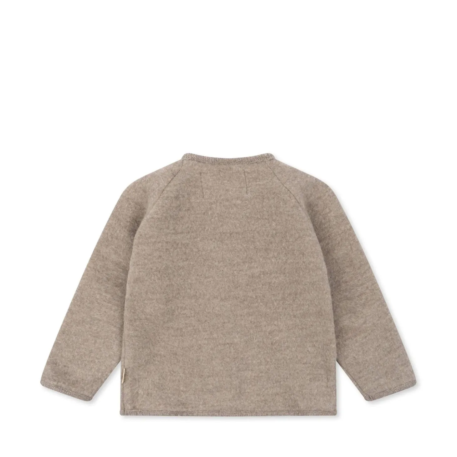 Konges Sløjd Saga Fleececardigan - Oat Melange*Born Cardigans