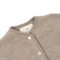 Konges Sløjd Saga Fleececardigan - Oat Melange*Born Cardigans