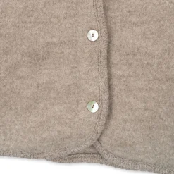 Konges Sløjd Saga Fleececardigan - Oat Melange*Born Cardigans
