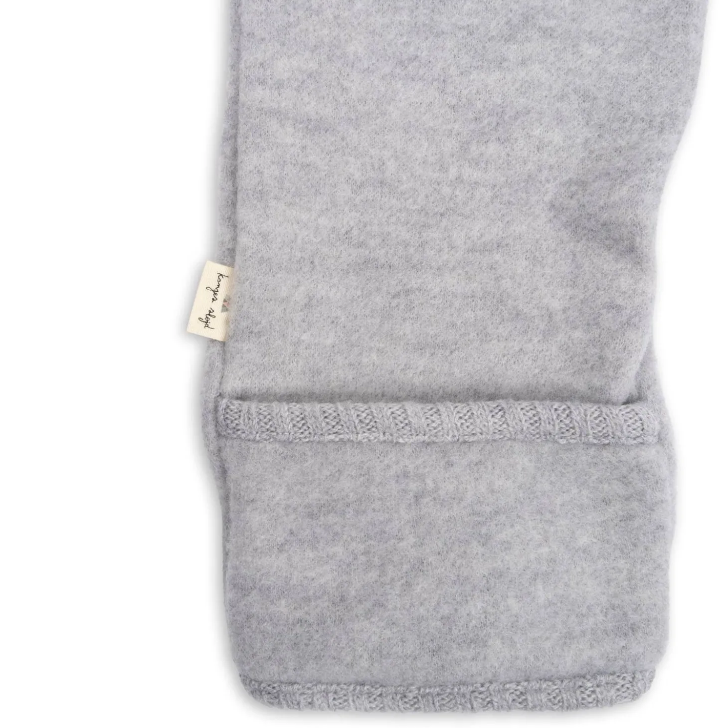 Konges Sløjd Saga Koredragt I Fleece - Grey Melange*Born Koredragter