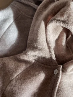 Konges Sløjd Saga Koredragt I Fleece - Grey Melange*Born Koredragter