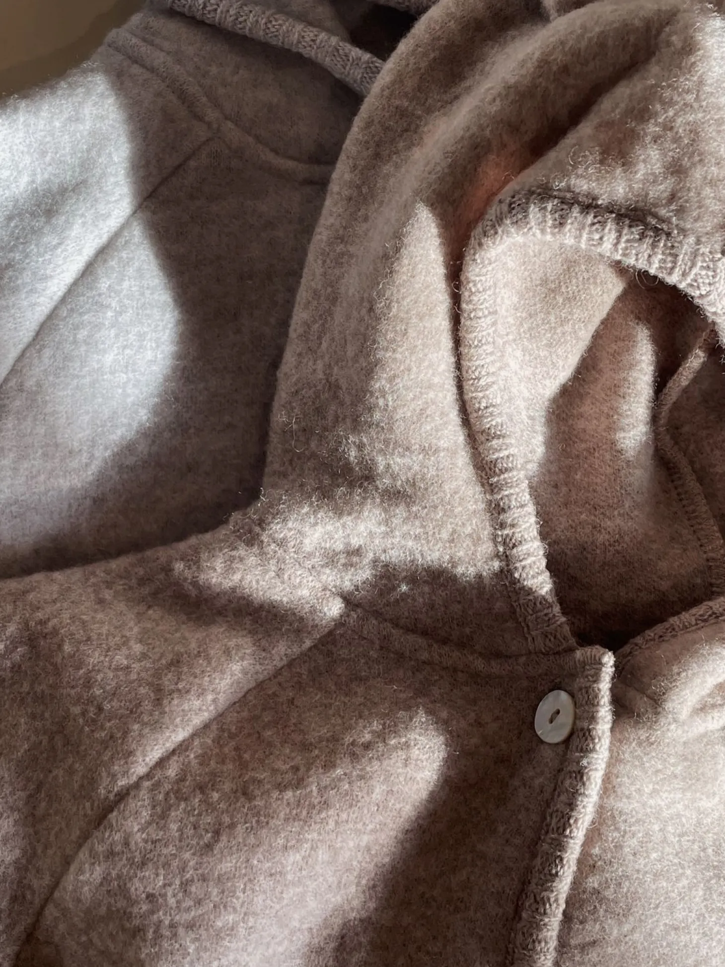 Konges Sløjd Saga Koredragt I Fleece - Grey Melange*Born Koredragter