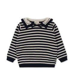 Konges Sløjd Seala Strikket Bluse - Blue Stripe*Born Overdele