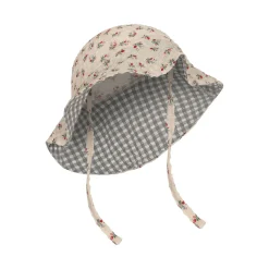 Konges Sløjd Seraphine Solhat - Fleur Tricolore*Born Hatte & Huer