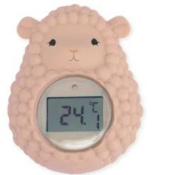 Konges Sløjd Silikone Badetermometer Far - Blush* Tilbehør Til Badet
