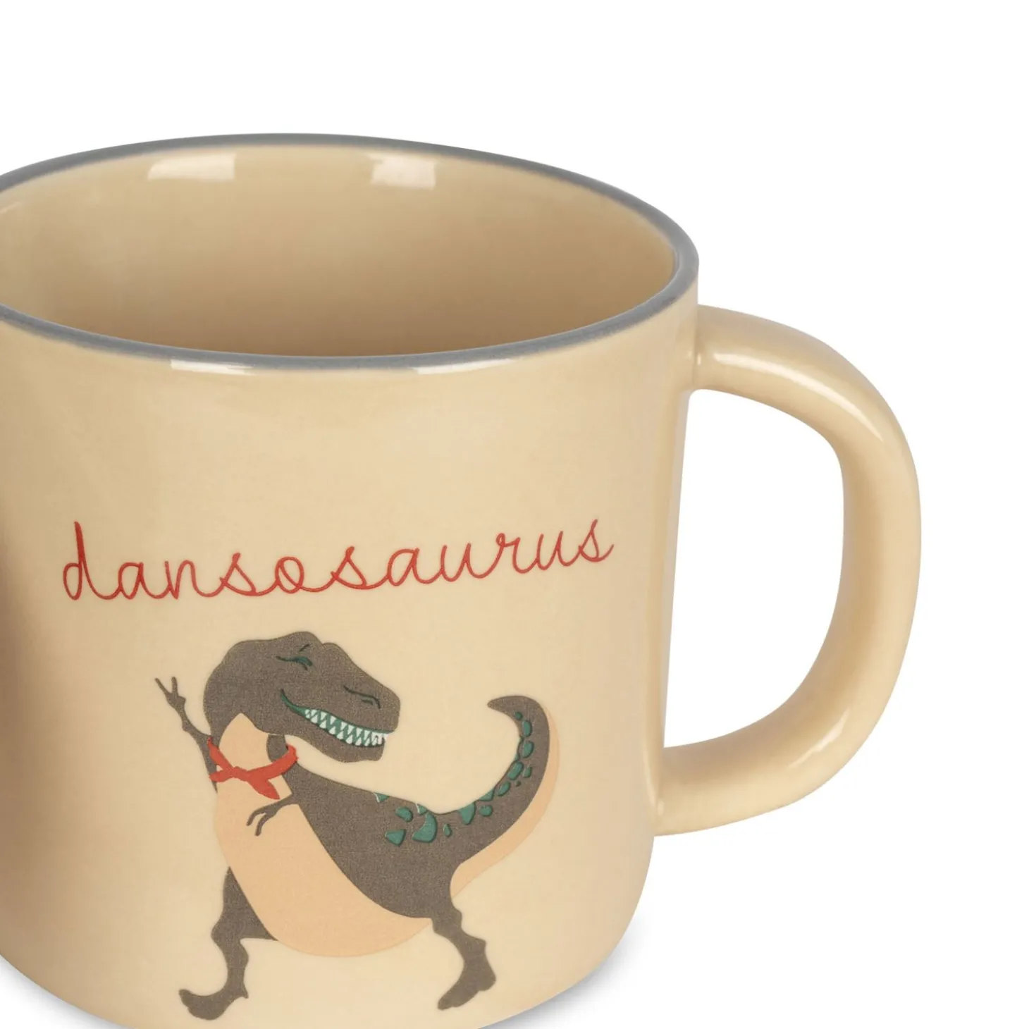 Konges Sløjd Skal & Kop I Keramik - Dansosaurus* Borddaekning