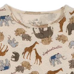 Konges Sløjd Sleepy Pyjamas - Elephantastic*Born Nattøj