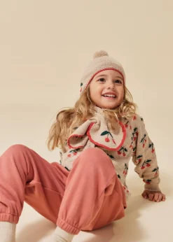 Konges Sløjd Sonja Strikket Hue - Beige Melange*Born Hatte & Huer