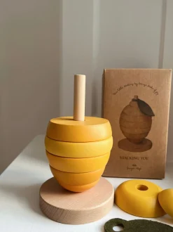 Konges Sløjd Stable Legetøj - Lemon* Pusler & Spil