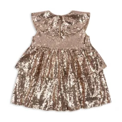 Konges Sløjd Starla Pailletkjole - Gold Blush*Born Kjoler & Nederdele