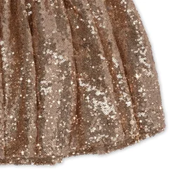 Konges Sløjd Starla Pailletnederdel - Gold Blush*Born Kjoler & Nederdele