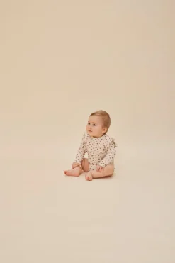Konges Sløjd Sui Bodystocking Med Flaeser - Peonia Rose*Born Bodyer