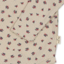 Konges Sløjd Sui Bodystocking Med Flaeser - Peonia Rose*Born Bodyer