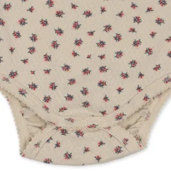 Konges Sløjd Sui Bodystocking Med Flaeser - Peonia Rose*Born Bodyer