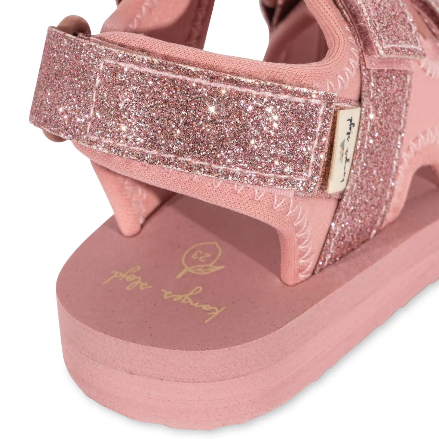 Konges Sløjd Sun Sandals Glitter - Mellow Rose*Born Sko & Sneakers