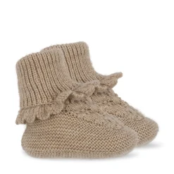 Konges Sløjd Tomama Futter Med Hulmonster - Beige Melange*Born Støvler