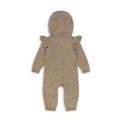 Konges Sløjd Tomama Heldragt Med Hulmonster - Beige Melange*Born Heldragter