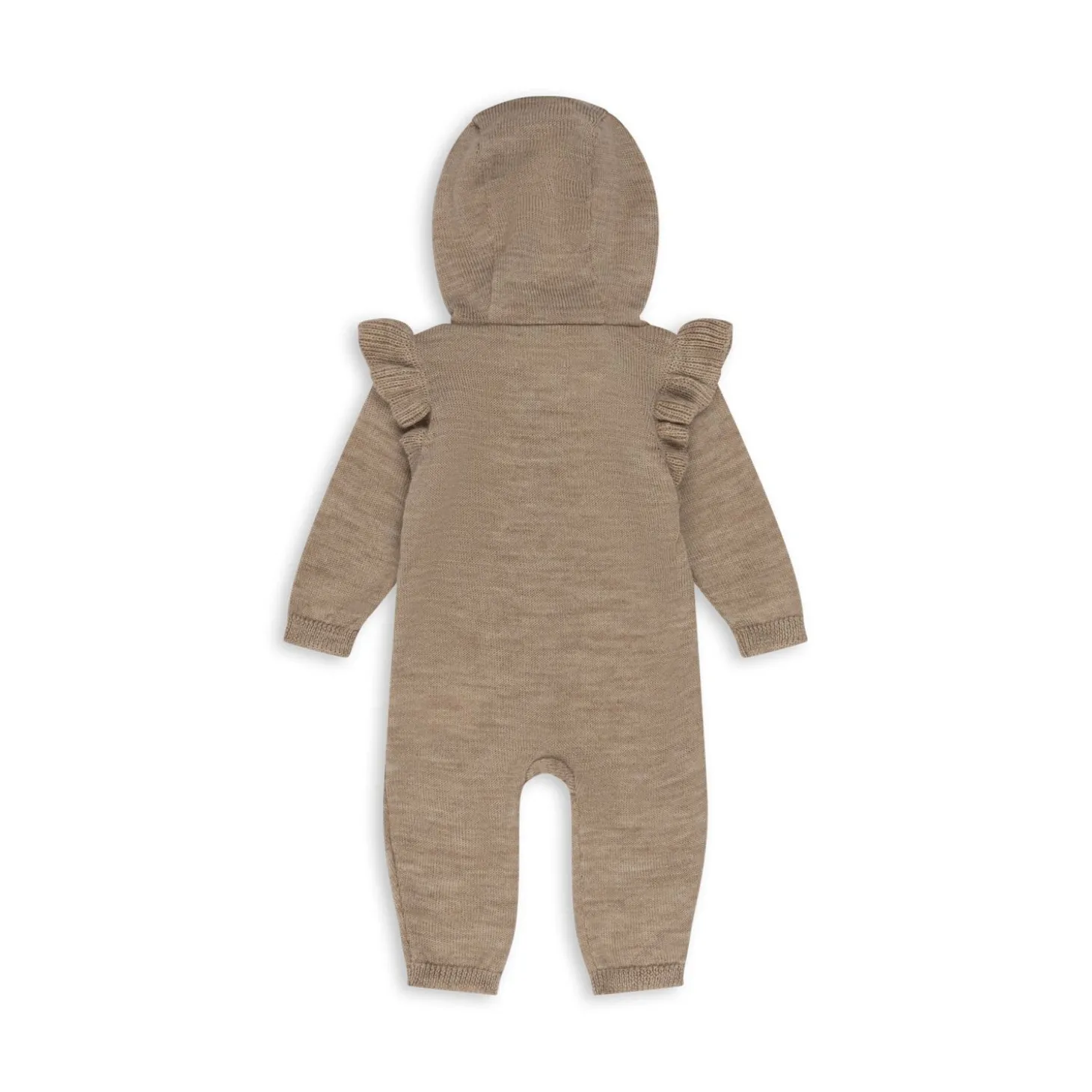 Konges Sløjd Tomama Heldragt Med Hulmonster - Beige Melange*Born Heldragter