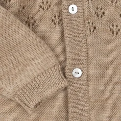 Konges Sløjd Tomama Heldragt Med Hulmonster - Beige Melange*Born Heldragter