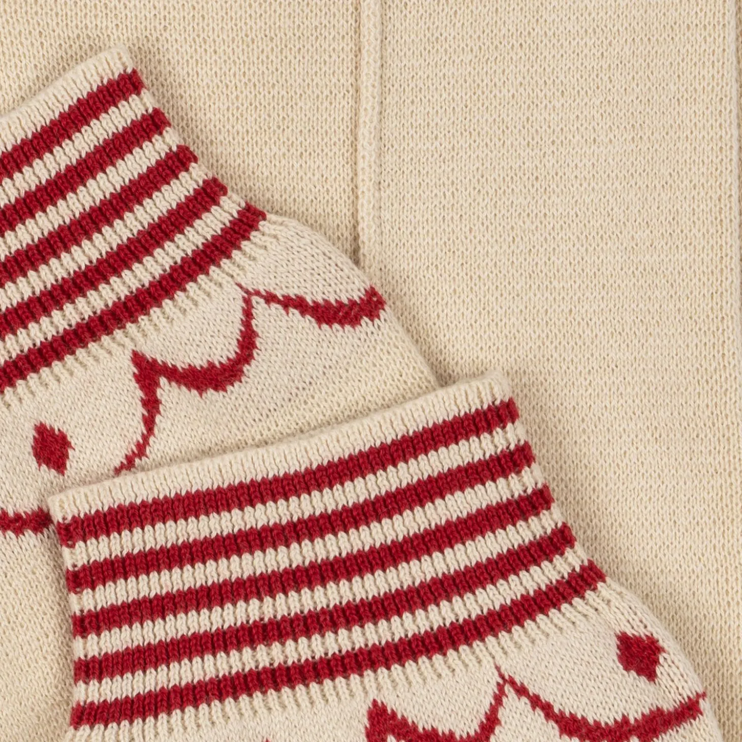 Konges Sløjd Whamie Strikkede Bukser - Off White*Born Bukser & Shorts