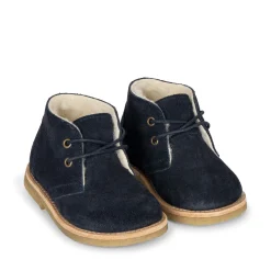 Konges Sløjd Woolie Suede Desert Støvler Tex - Blue Nights*Born Prewalkers
