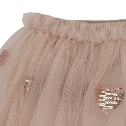Konges Sløjd Yvonne Hjerte Nederdel Med Pailletter - Coeur Sequins*Born Kjoler & Nederdele