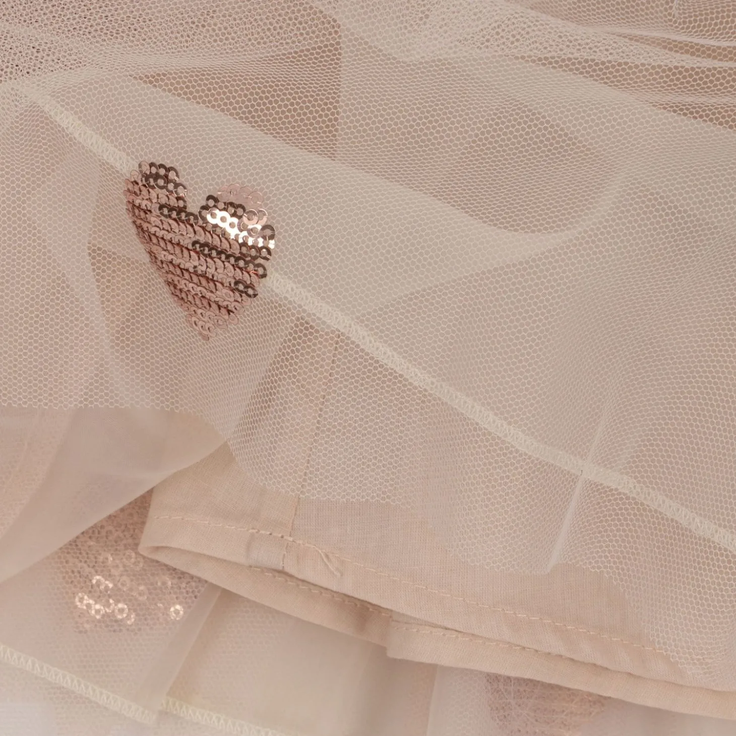 Konges Sløjd Yvonne Hjerte Nederdel Med Pailletter - Coeur Sequins*Born Kjoler & Nederdele