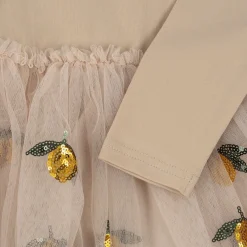 Konges Sløjd Yvonne Kjole - Lemon Sequin*Born Kjoler & Nederdele
