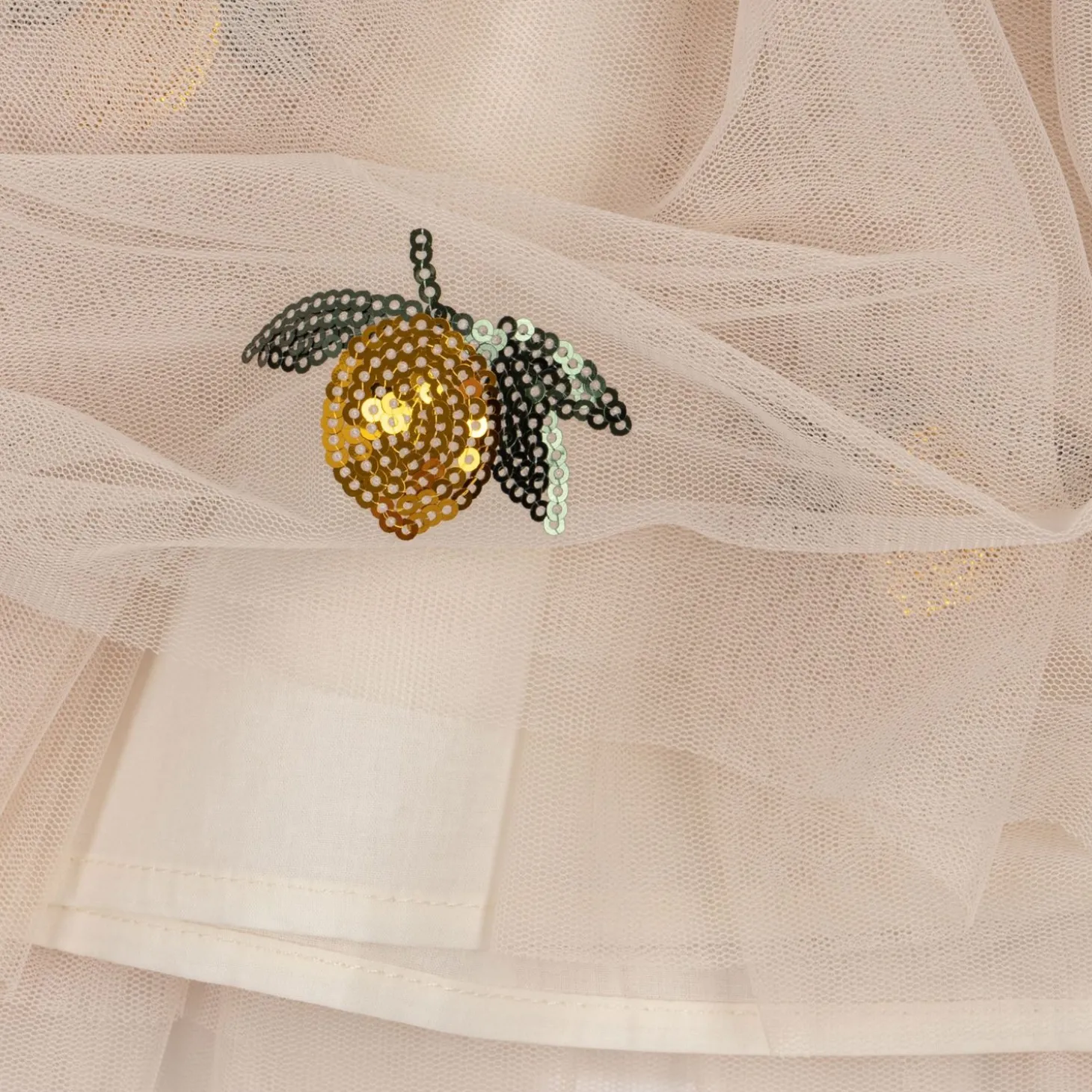 Konges Sløjd Yvonne Nederdel - Lemon Sequin*Born Kjoler & Nederdele